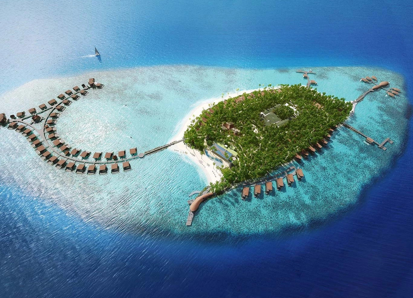 The St. Regis Maldives Vommuli Resort เที่ยวมัลดีฟส์กับ โรงแรมระดับ World Travel Awards